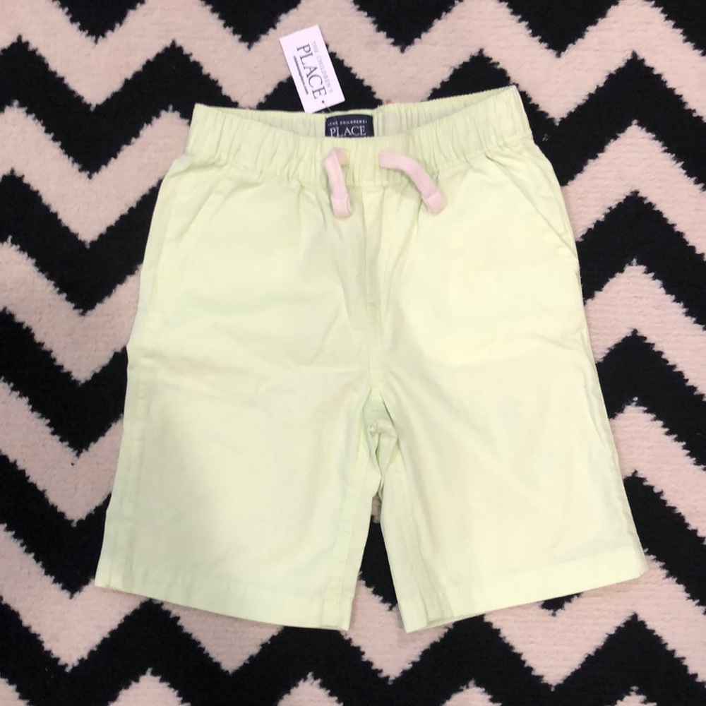 Neon green shorts